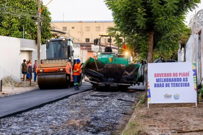 Governo do Estado já levou asfalto novo a mais de 80 ruas e avenidas de Teresina