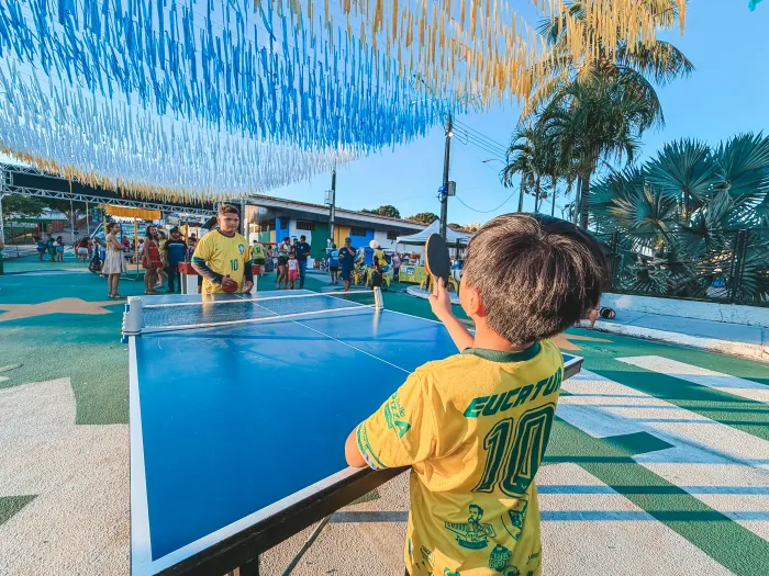 Espaço contará com diversas atividades recreativas, como tênis de mesa 