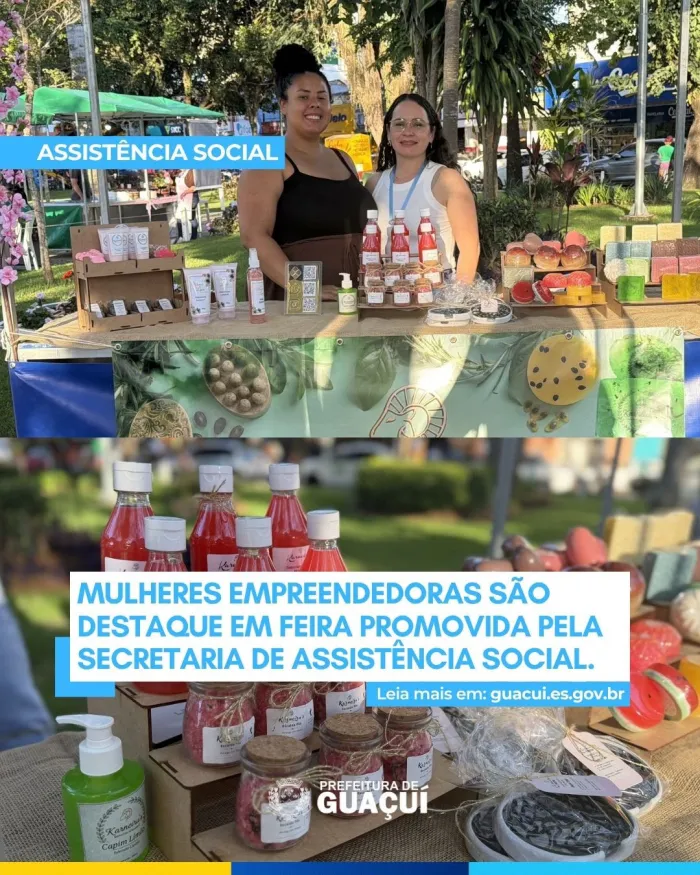 Feira da Mulher Empreendedora valoriza o talento feminino em Guaçuí
