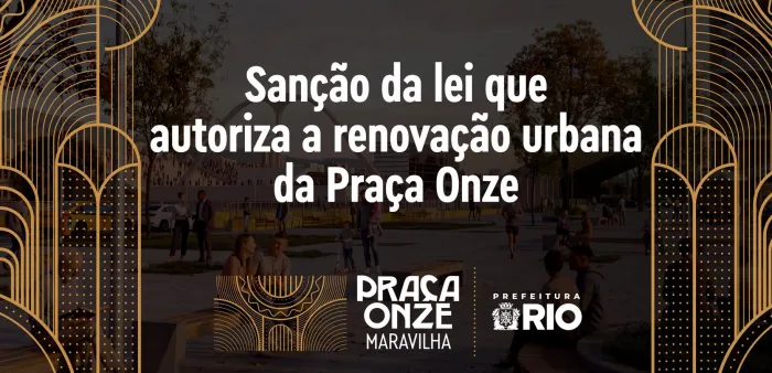 Projeto de revitalização prevê R$ 1,7 bilhão em investimentos. Arte: Prefeitura do Rio