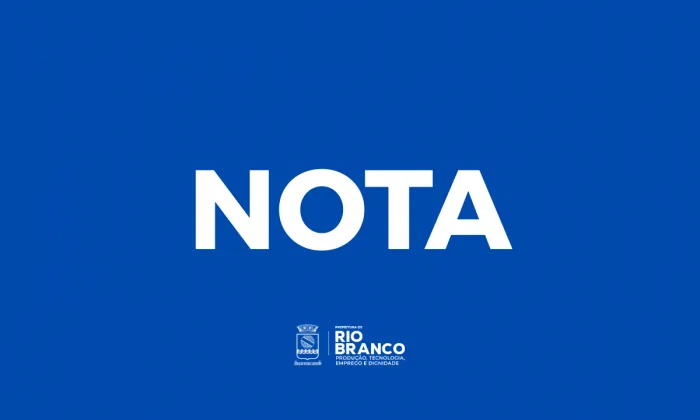 Foto: Reprodução/Prefeitura de Rio Branco - AC