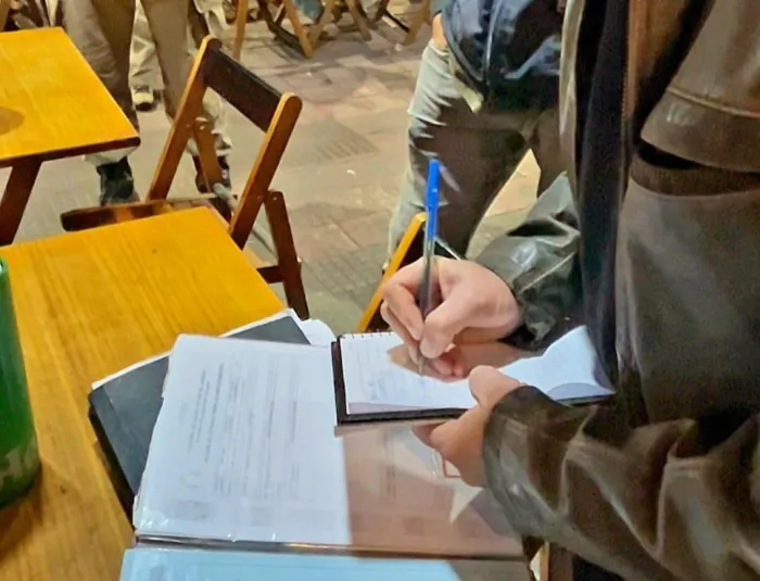 Ação conjunta da Subprefeitura da Zona Sul e Secretaria Municipal de Ordem Pública aplicou multas em bares e restaurantes - Carolina Castanho / Subprefeitura da Zona Sul