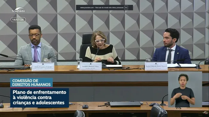 Vitória da Conquista participa no Senado de debate sobre o Plano de Enfrentamento da Violência contra Crianças e Adolescentes