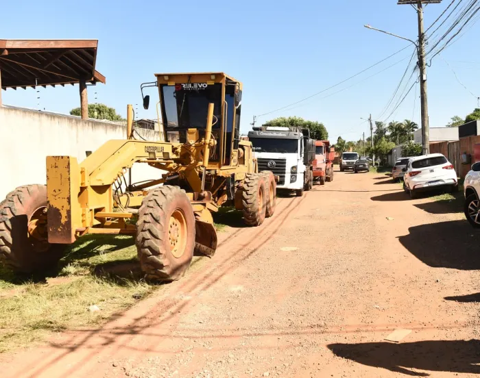 Asfalto novo: Prefeitura inicia obras no Jardim Oliveira 