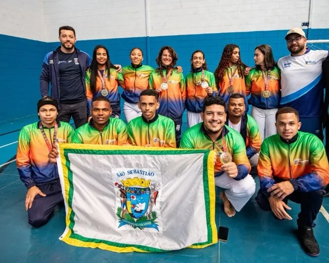 Biribol e capoeira de São Sebastião garantem oito medalhas nos Jogos Regionais em São José 