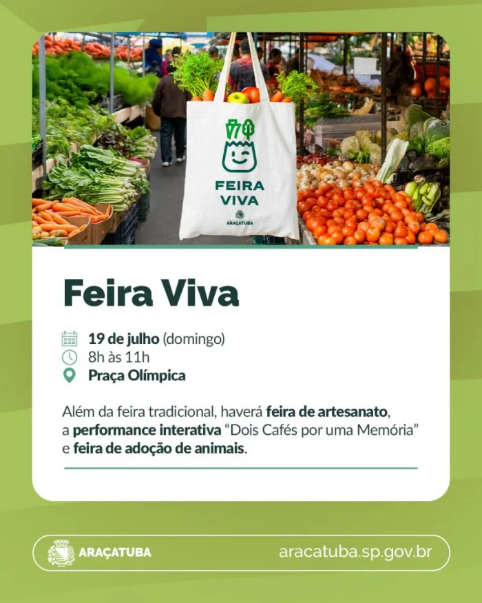 Foto: Reprodução/Prefeitura de Araçatuba - SP