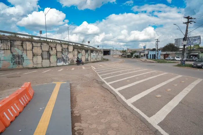Trecho de encontro no entorno do viaduto entre a BR- 364 e a Avenida Campos Sales, hoje o trânsito flui com mais naturalidade