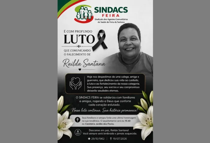 Foto: Reprodução/Prefeitura de Feira de Santana - BA