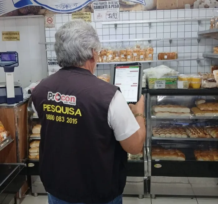 Procon-JP encontra quilo do pão francês tradicional entre R$ 12 e R$ 24,98