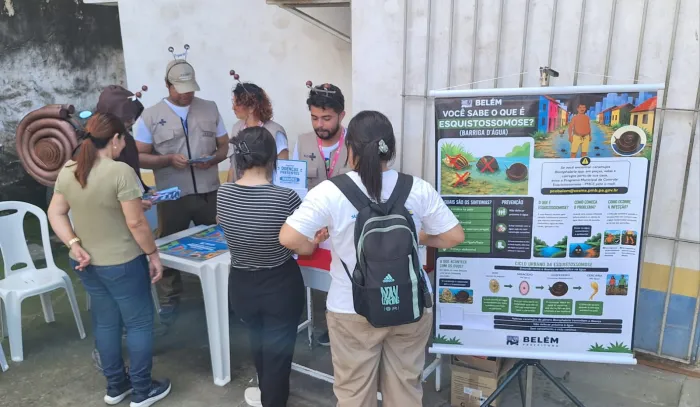 Programa itinerante leva prevenção à esquistossomose ao Guamá