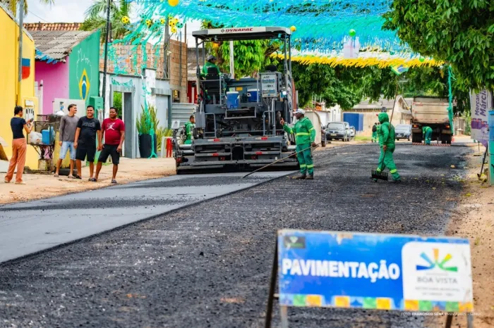 Prefeitura executa 2,6 km de recapeamento asfáltico em seis vias do bairro Liberdade