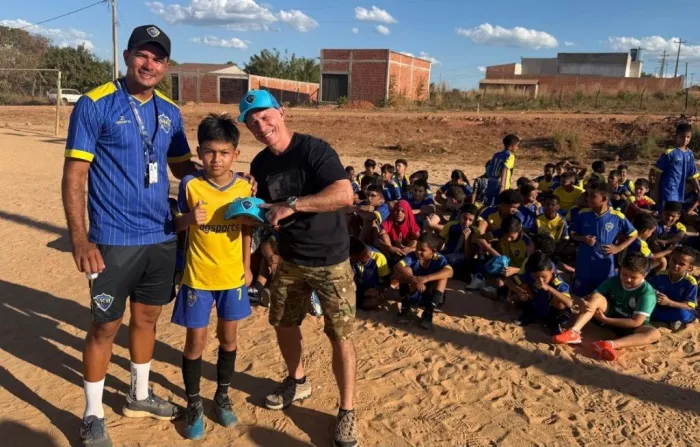 Projeto social desenvolve atividades desportivas com crianças