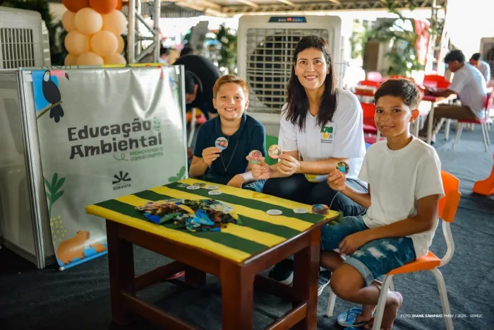 AGROBV 2026 - Entre jogos e descobertas, crianças aprendem sobre preservação do Meio Ambiente