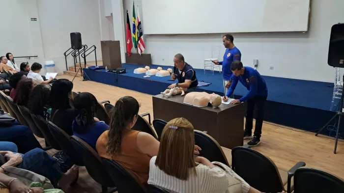 Samu de João Pessoa promove formação em primeiros socorros com profissionais da educação infantil