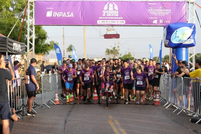 3ª Corrida Maria da Penha reúne mais de 900 participantes e abre programação do Agosto Lilás em Sinop