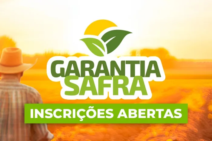 Garantia-Safra 2026/2027 está com inscrições abertas. Produtores podem procurar SMDR para buscar orientações