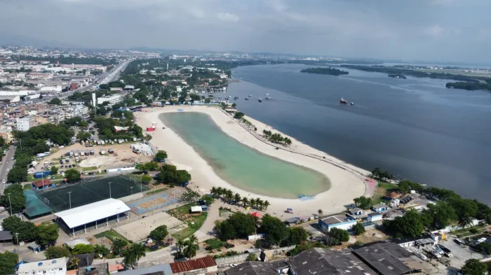 Piscinão de Ramos recebe serviço de manutenção a partir desta quarta-feira