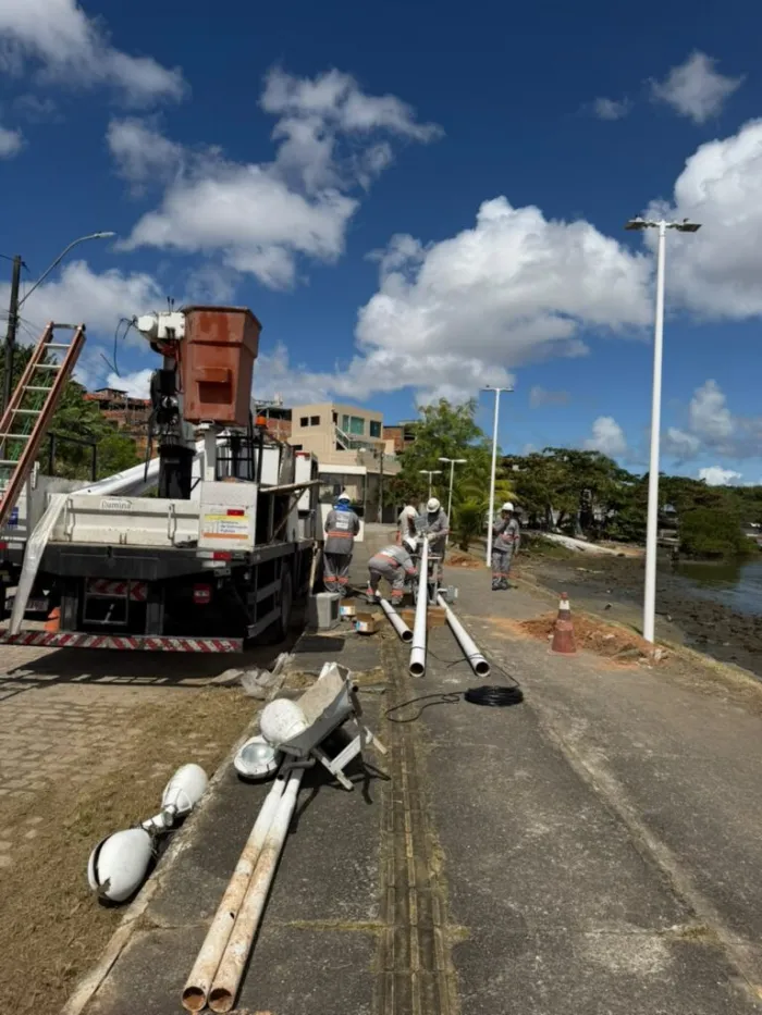 DSIP moderniza iluminação e reforça ações de manutenção em comunidades do Subúrbio