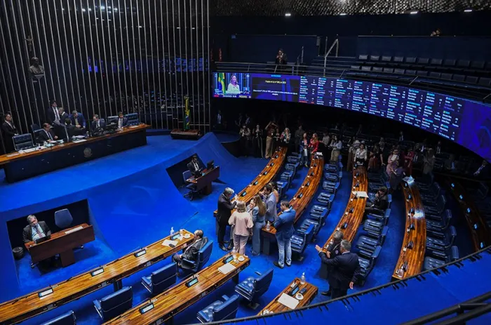 Senadores terão sessões deliberativas e especiais no Plenário, além de reuniões e audiências públicas nas comissões - Foto: Carlos Moura/Agência Senado