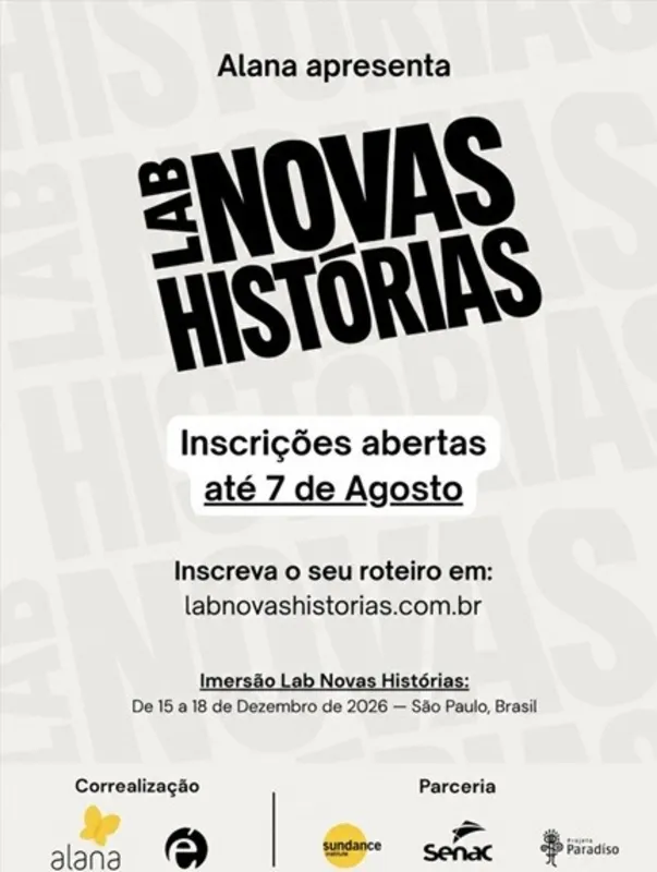 Divulgação| LabNovasHistorias
