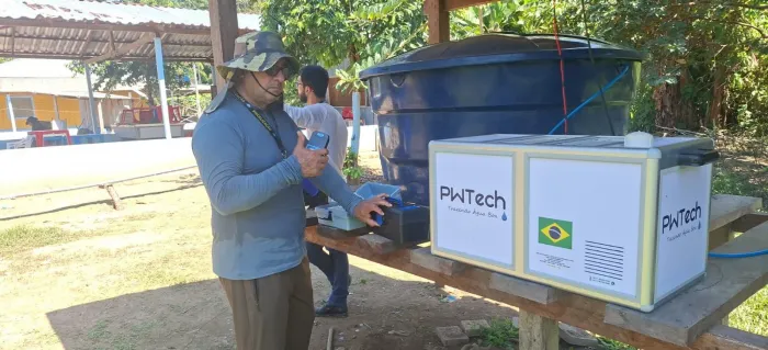 Trabalhos incluem o mapeamento de locais para instalação de filtros purificadores