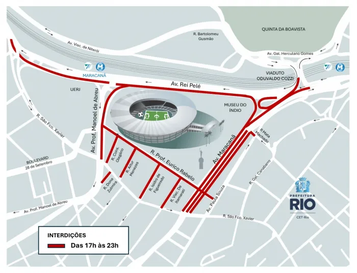 CET-Rio monta operação especial para Fluminense x Independiente Rivadavia no Maracanã