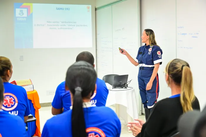 Samu 192 Regional de Vitória da Conquista capacita estagiários e equipe de Potiraguá