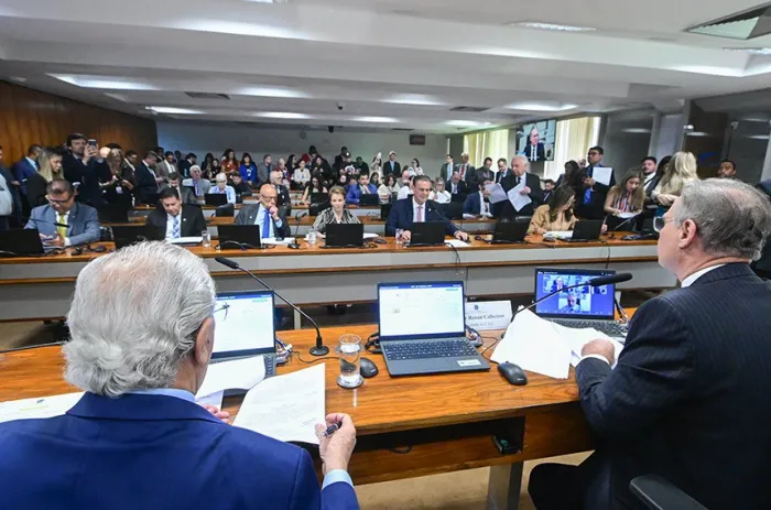 O projeto recebeu parecer favorável do senador Randolfe Rodrigues, lido pela senadora Tereza Cristina - Foto: Geraldo Magela/Agência Senado