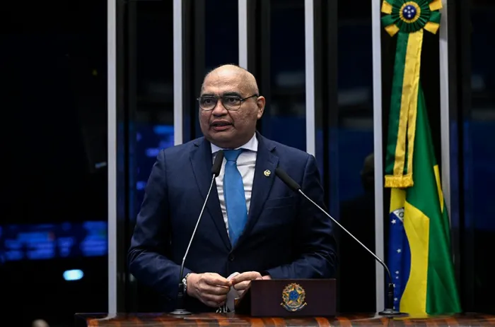 Sargento Reginauro substitui Eduardo Girão, que se licenciou do mandato até dezembro - Foto: Carlos Moura/Agência Senado