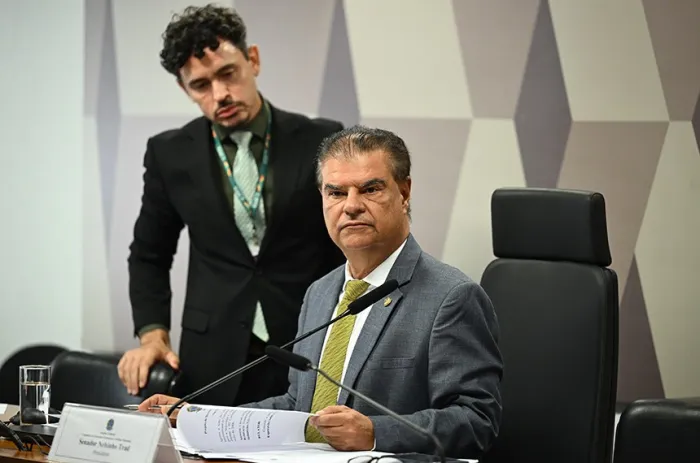 Presidente da CRE, o senador Nelsinho Trad relatou o projeto - Foto: Saulo Cruz/Agência Senado