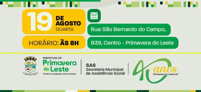 Primavera do Leste promove ação de acolhimento e cidadania para população em situação de rua