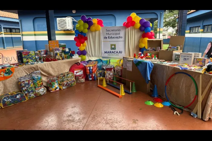 Prefeitura de Maracaju entrega brinquedos pedagógicos adquiridos com emenda de Cel David