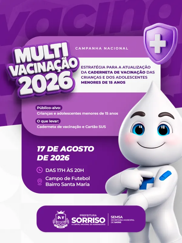 Foto: Reprodução/Prefeitura de Sorriso - MT