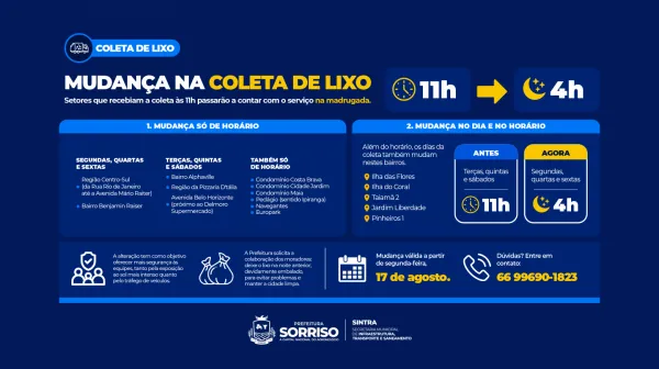 Foto: Reprodução/Prefeitura de Sorriso - MT