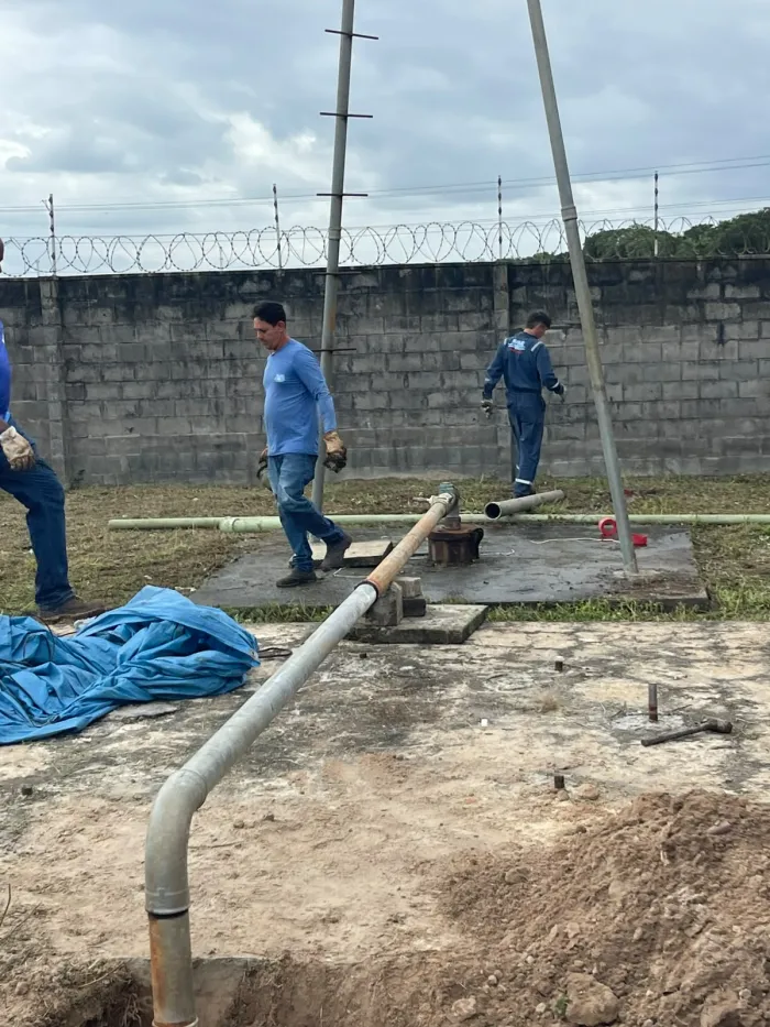 SAAE reativa poço para ampliar oferta de água ao Hospital Estadual do Litoral Norte