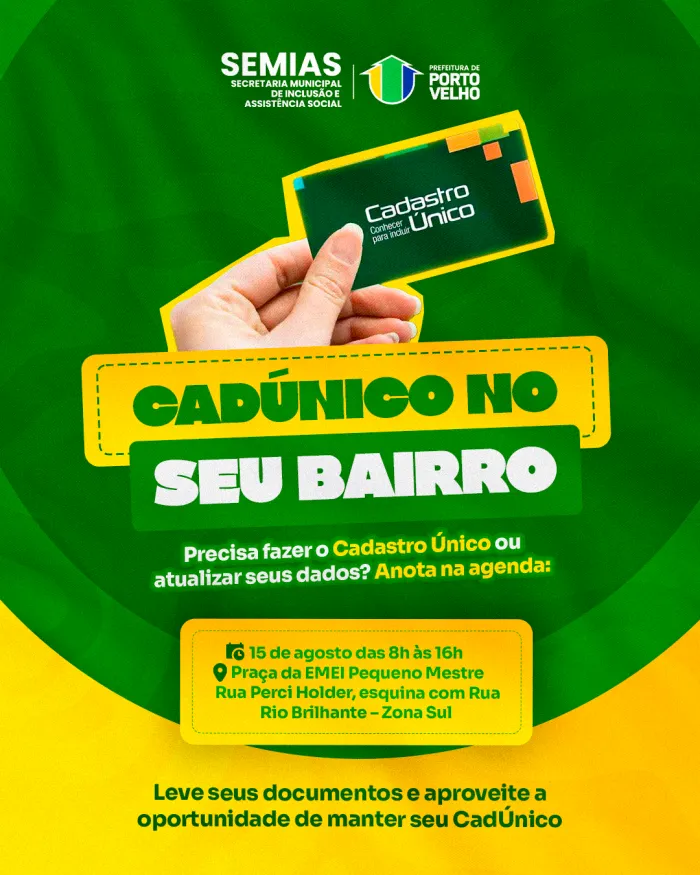 Prefeitura leva serviços do Cadastro Único à Zona Sul com mais uma edição do programa 