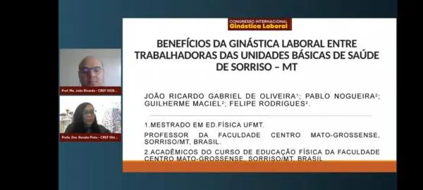 Projeto de Ginástica Laboral da Academia da Saúde é destaque nacional