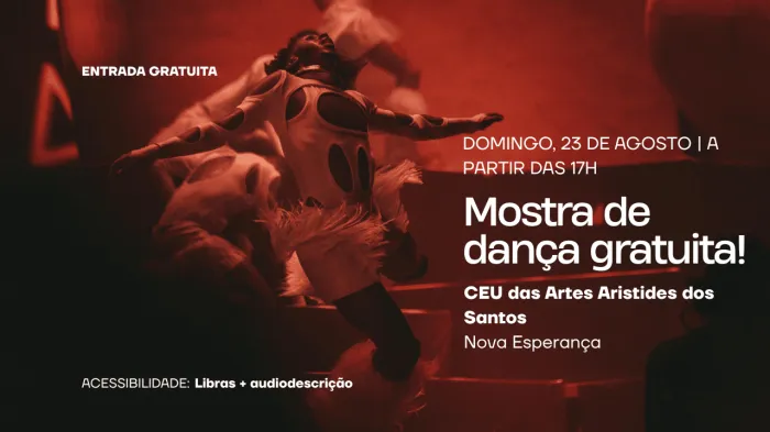 CEU das Artes recebe mostra de dança gratuita