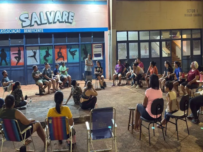 Associação Beneficente Salvare funciona em sala do estádio Douradão, cedida pela Prefeitura de Dourados. Foto – Divulgação