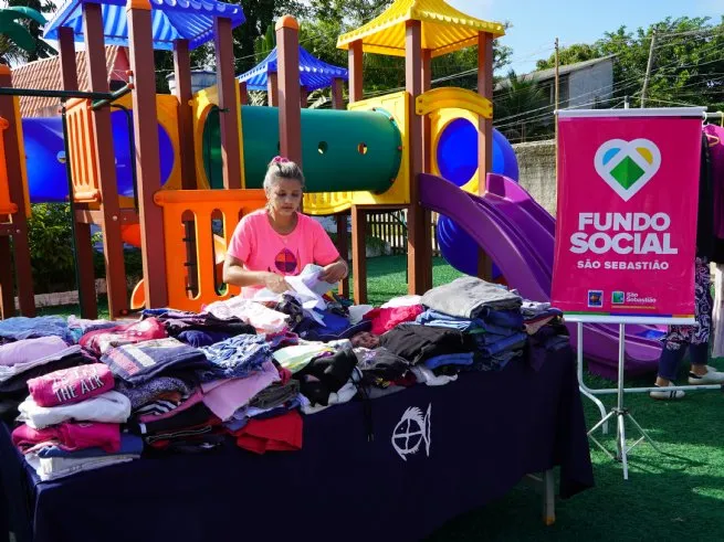 Jaraguá recebe ação do Fundo Social com Bazar Solidário na Costa Norte de São Sebastião