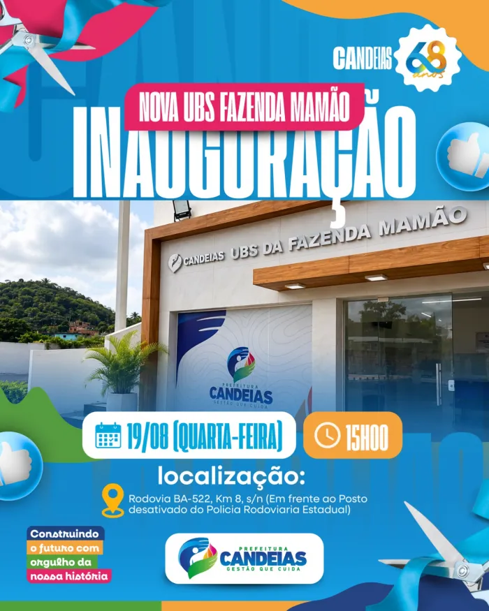 Foto: Reprodução/Prefeitura de Candeias - BA