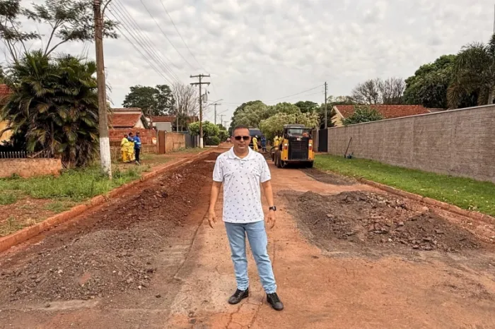 Agesul atende Inspetor Cabral e executa recuperação asfáltica no distrito de Panambi
