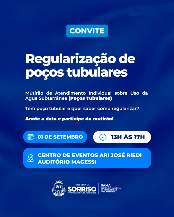 Foto: Reprodução/Prefeitura de Sorriso - MT