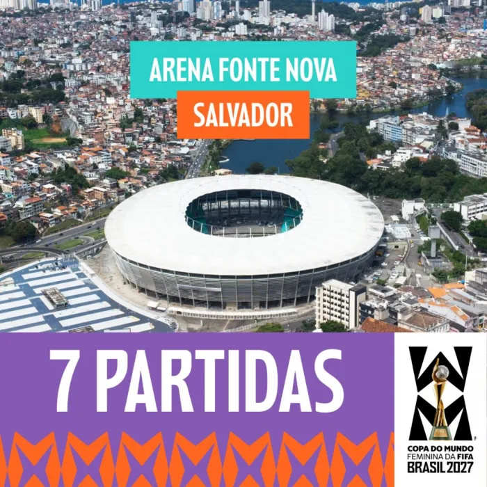 Prefeito Bruno Reis destaca capacidade de Salvador para receber sete jogos da Copa Feminina da FIFA 2027™