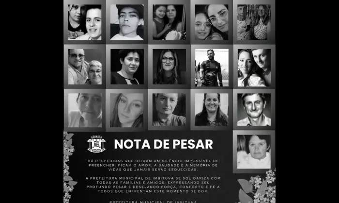 Vítimas do acidente na BR-737 são veladas em Imbituva (PR)