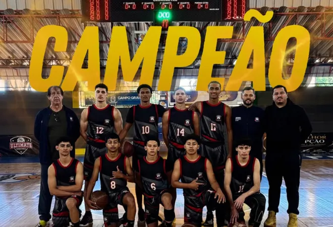 Basquete sub-17 da SEMEL conquista ouro nos Jogos Estudantis de Mato Grosso do Sul