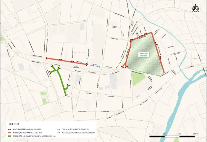 AMC divulga planejamento de mobilidade urbana para a realização do Festival Pernambuco Meu País em Caruaru