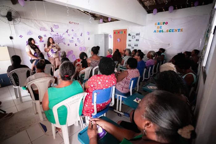 27/8/2026 - CRAM Itinerante reforça rede de apoio à mulher em atividade especial no CRAS de Portão