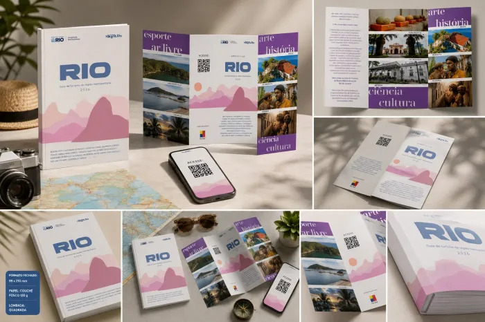 O guia é apresentado em versões impressa e digital, além de uma página em redes sociais. Foto: Divulgação/SEIM