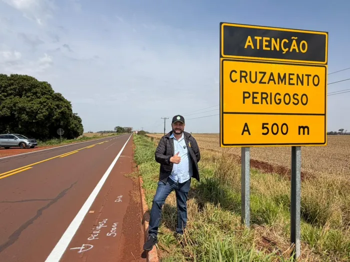 Nado Tozzi fiscaliza cruzamento entre as MS-278 e MS-378 e conquista melhorias na segurança do trecho